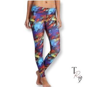 Athleta Colorburst Rainbow Sonar Tight Leggings Size Small Tall